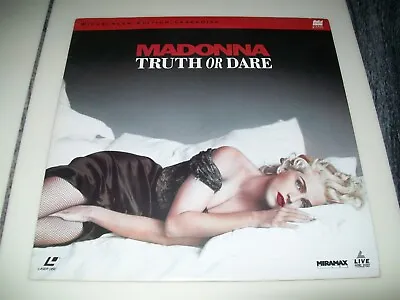MADONNA: TRUTH OR DARE Laserdisc LD WIDESCREEN FORMAT EXCELLENT CONDITION RARE • $14.99