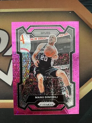 2023-24 Panini Prizm Basketball #190 Manu Ginobili Pink Fastbreak 22/50 • $2.05