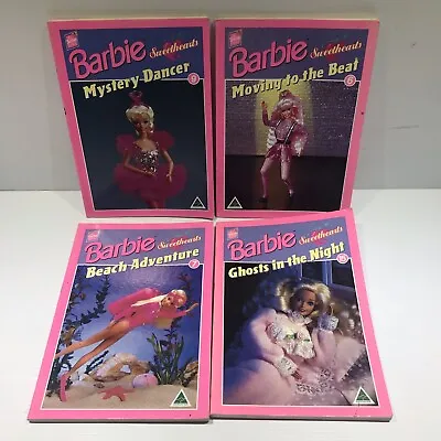 Barbie Sweethearts Bundle X 4 Books (67915) Vintage 1990s Mattel Youth Kids • $14.99
