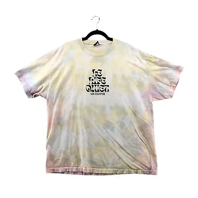 The Quiet Life Tie Dye T Shirt Mens XL Cotton Yellow Los Angeles Short Sleeve • $19.99