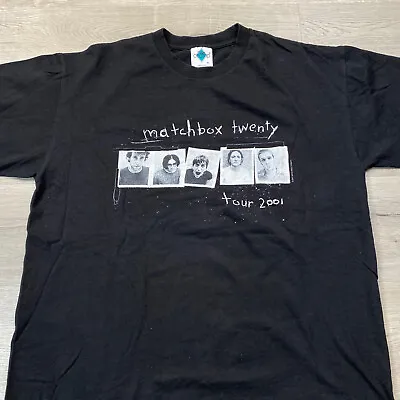 Vintage Matchbox Twenty Concert Tour 2001 Men's T-Shirt XL TOUR CHAMP Rob Thomas • $63.99