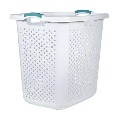 2.5 Bushel XL Lamper Plastic Laundry Basket Extra-large Capacity White US • $15.85