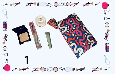 MAKEUP LOT  Wanderess Seascape Eyeshadow Palette Lipstick Mask Eye + Ipsy Bag  • $10