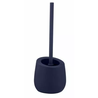 Wenko Badi Ceramic Toilet Brush & Holder - Matt Dark Blue • £23.95