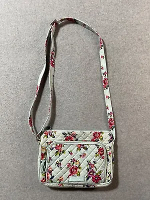 Vera Bradley Crossbody Bag Water Bouquet  Adjustable Strap Blue • $11.70