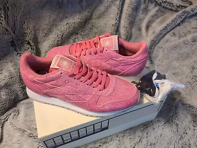 Reebok Classic X Eames Leather Pink White Grey Limited New Men Shoes  FZ5860 • £48