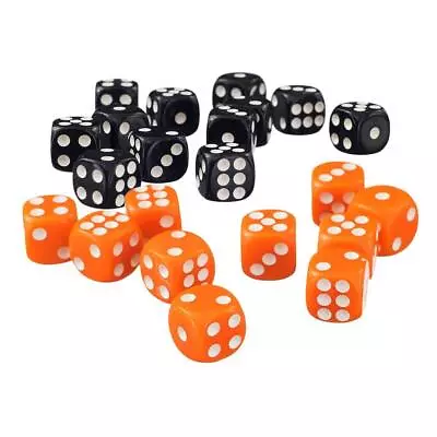 100 Pieces 12mm Opaque Six Sided D6 Spot Dice Games For D&D RPG  Games • $25.04