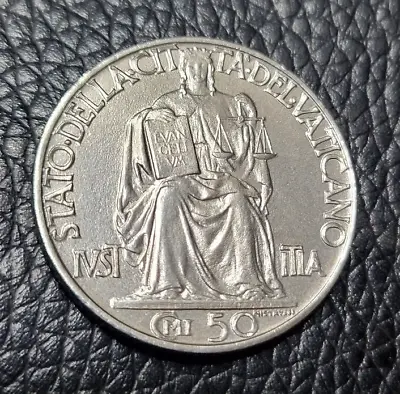 1942 Vatican City 50 Centesimi Coin • $6.55