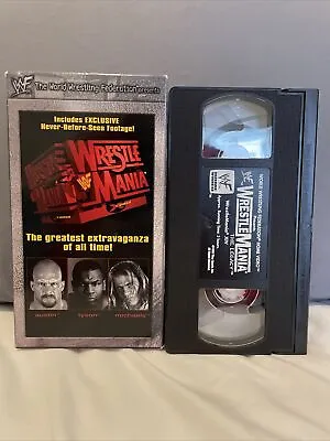 WWF WrestleMania 14 XIV VHS - TESTED - 1998 Mike Tyson Stone Cold Wwe Wcw Ecw • $4.99