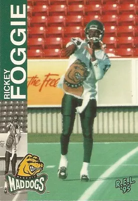 1995 Rel Cfl Rickey Foggie Memphis Mad Dogs #14 (minnesota) • $5.83