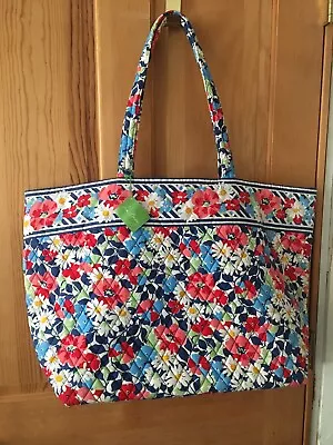 Nwt Vera Bradley Grand Tote Summer Cottage Extra Large No Flaws Retired Htf • $153.30
