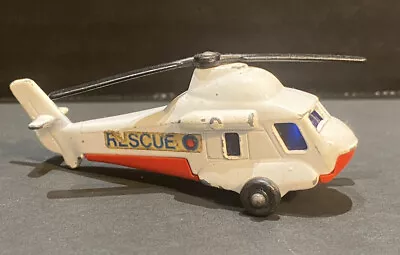 Matchbox Seasprite Helicopter Superfast Lesney No. 75 Vintage Rescue White 1976 • $2.40