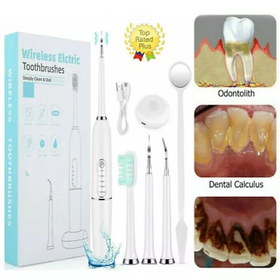 $14.35 • Buy Ultrasonic Dental Scaler Electric Tooth Cleaner Calculus Remover Teeth Whitening
