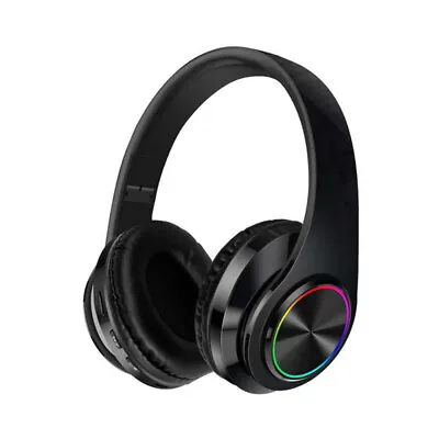 Wireless Bluetooth Headphones Super Bass Foldable Stereo Earphones Mic Headsets • $14.27