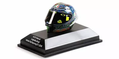 Helmet AGV Valentino Rossi Winter Test Sepang 2018 1:8 Model Replica Minichamps • £47.70