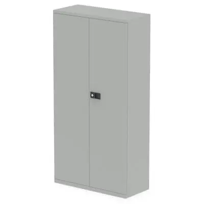 £349.15 • Buy Qube By Bisley 2 Door Stationery Cupboard With Shelves Goose Grey BS0028