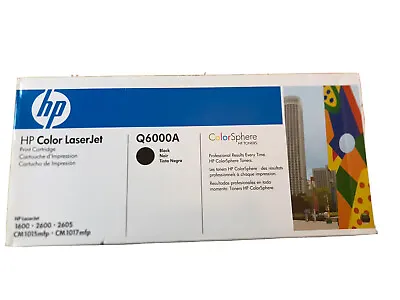 HP Color Laser Jet Q6000A Black Toner Cartridge NEW • $29