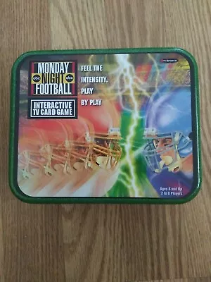 1998 Mattel Monday Night Football Interactive TV Card Game In Box • $27.91