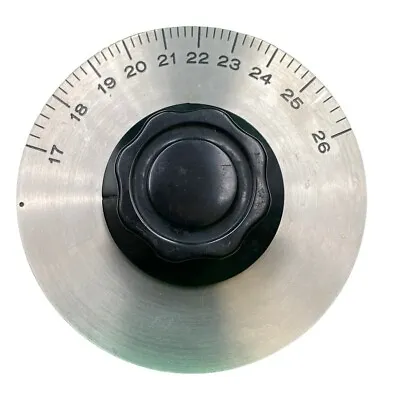 Velvet Vernier Knob 17-26 Military Radio / Test Equipment USA D:10cm • $40.20