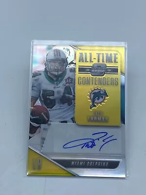 2018 Panini Contenders Optic All-Time Gold 9/10 Zach Thomas  Auto • $299.99