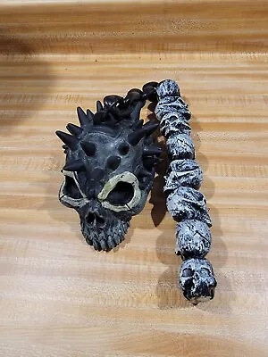 Vintage Rubies Skull Flail Mace Skeleton Medieval Costume Halloween Cosplay • $16.99