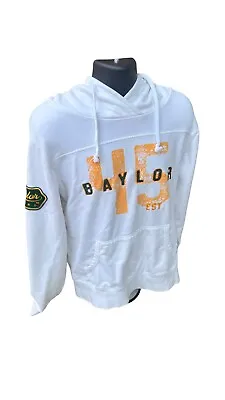 Baylor University Bears Hoodie Men’s 45 Years Heavy Large 46” Patch Embroidered • $15