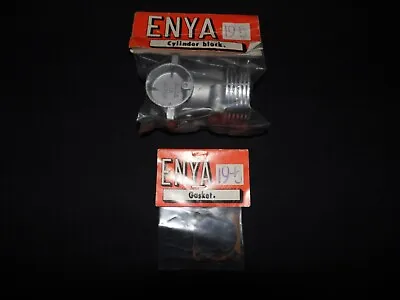 Vintage Graupner Kyosho ENYA 19-5 Cylinder Block & Gasket For Model Engines • $63.63