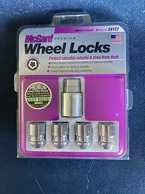 Mcgard 24157 Wheel Locks Premium Chrome M12 X 1.5 Dual Hex Key Upc: 083509241570 • $30