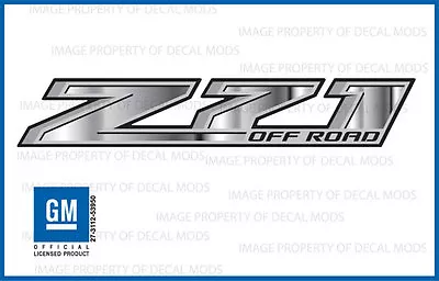 (2x) Z71 Off Road Silverado Sierra 2014-2018 Decals Stickers Fade Chrome GRCHRM • $19.52