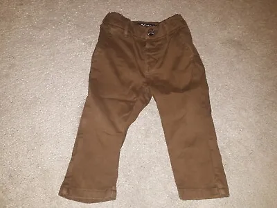 £10 • Buy Next Brown Coloured Boys Chinos (6-9 Months)