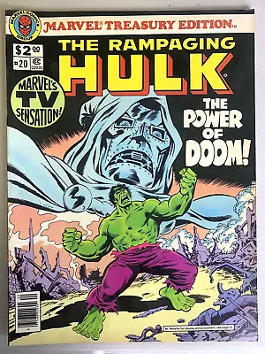 Marvel Treasury Edition #20 Marvel 1979 Hulk Doctor Doom NM- 9.2 • $55