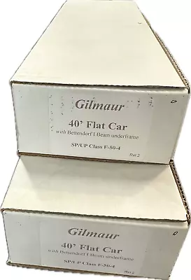 2 - O Scale- Gilmaur 40' Flat Car Identical Kits • $20.70