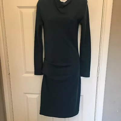 By Malene Birger Bodycon Pencil Dress Sz S Blue LS Wool Blend Knit Lovely EUC! • $24