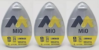 3 Mio Liquid Water Enhancer LEMONADE Natural Flavor 72 Servings Total • £15.43