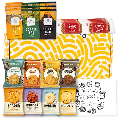 Taylors Coffee Bags And Biscuits Gift Set | Border Walkers And Lotus Biscoff • £15.45