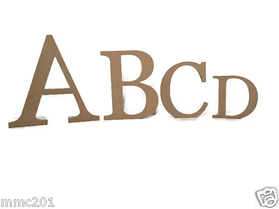 $4.22 • Buy MDF Wooden Alphabet Georgian Letters & Numbers, 18mm Thick