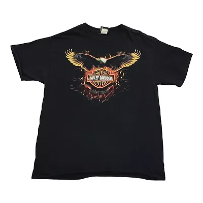 2012 Harley Davidson French Quarter Voodoo Man Eagle Short Sleeve T-Shirt Large • $40