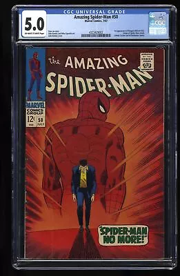 Amazing Spider-Man #50 CGC VG/FN 5.0 1st Full Appearance Kingpin! Marvel 1967 • $799