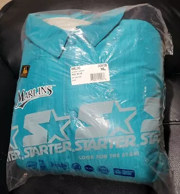 Florida Marlins Starter Dugout Jacket - X Large - • $220