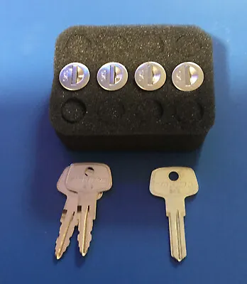 New Yakima SKS Lock Cores - Set Of Four - With Keys • $42