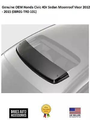 Top Moon Roof Visor Kit #08R01-TR0-101 Fits Honda Civic 2012-2015 -High Quality • $269.73