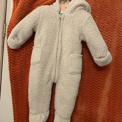 Baby Teddy Pram Winter Suit Age 6-9mths • £7.10