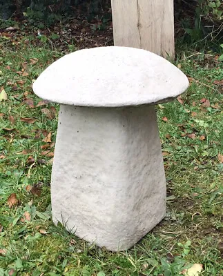 Large Concrete Staddle Stone Toadstool Mushroom Garden Ornament FREE POSTAGE • £19.95
