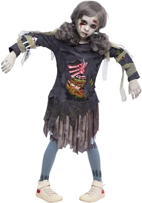 £21.03 • Buy Spooktacular Creations Scary Halloween Zombie Girl Living Dead Monster Child For