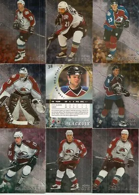 1998-99 ITG Be A Player Regular Silver Colorado Avalanche Complete Team Set (12) • $4.19