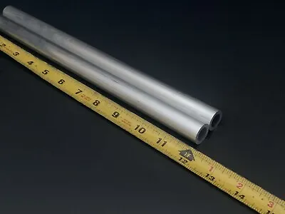 2 Pieces 3/4  OD X .125  Wall X 12  Length Aluminum Tube Round 6061-T6 • $14.98