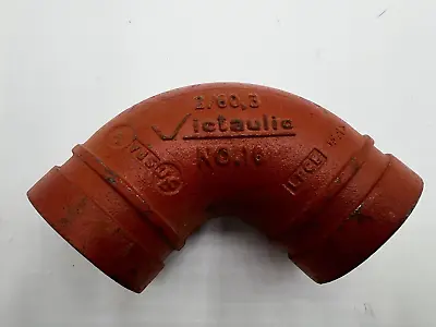 GENUINE Victaulic No. 10 Grooved 90 Degree Elbow 2/603  Red • $28.35