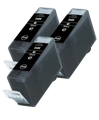 3 Canon BCI3BK Black Ink Cartridges For Canon Pixma BJC S Series Printers • £5.99