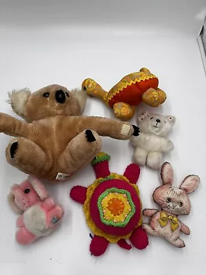 Lot Of Vintage Stuffed Animals Koala Turtle  • $49.99