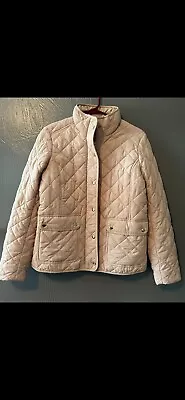 Womens J Crew Tan Quilted Jacket Size Small • $59